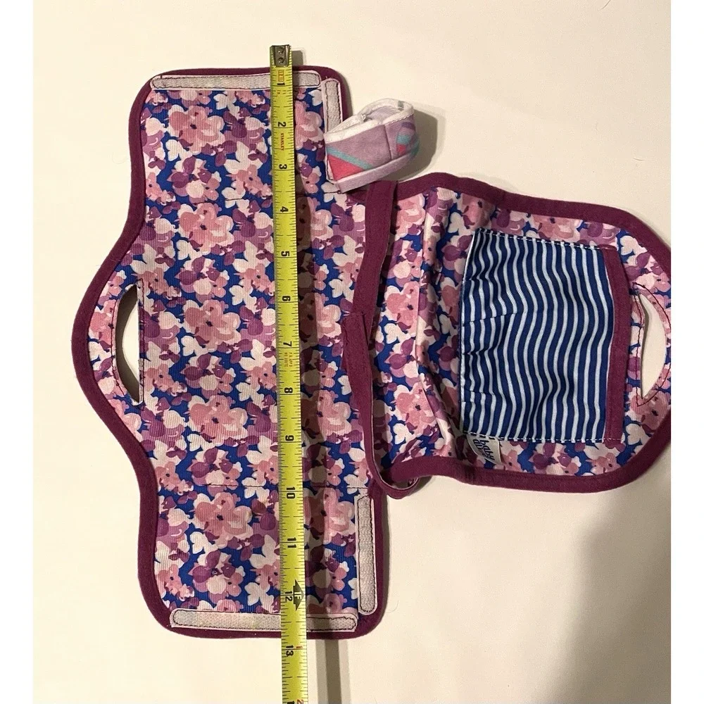 Baby Alive Pretend play doll changing mat and diaper bag accessory Only Flowers